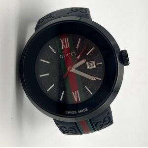 Gucci Black and Green Men's Watch